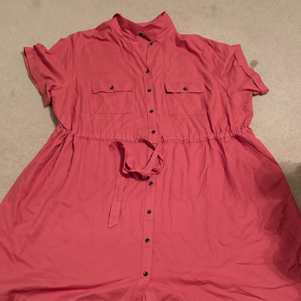 Croft & Barrow Women's Plus Coral Dress